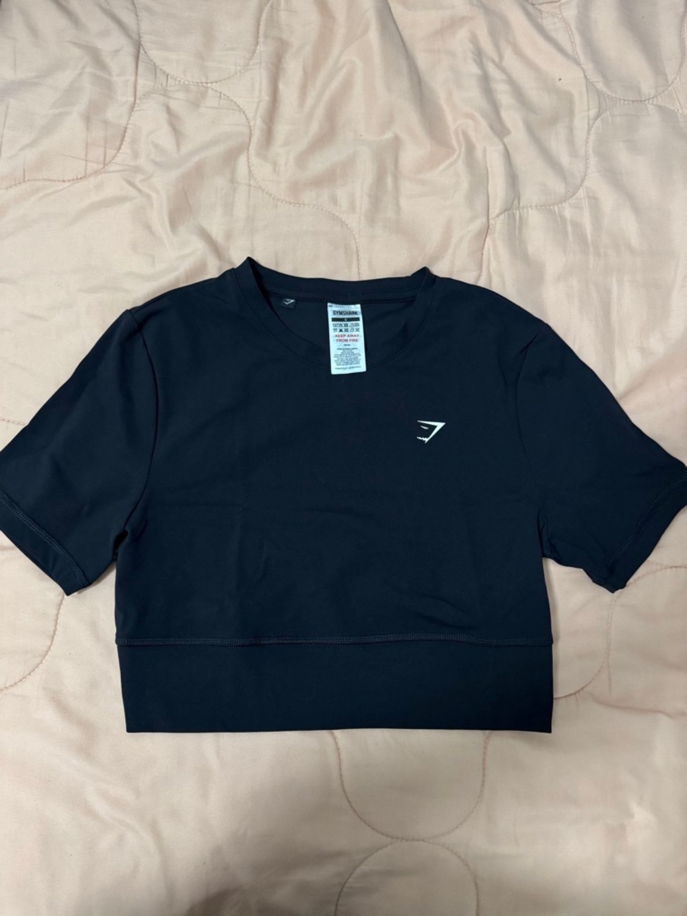 Gymshark Crossover Crop Top in Black